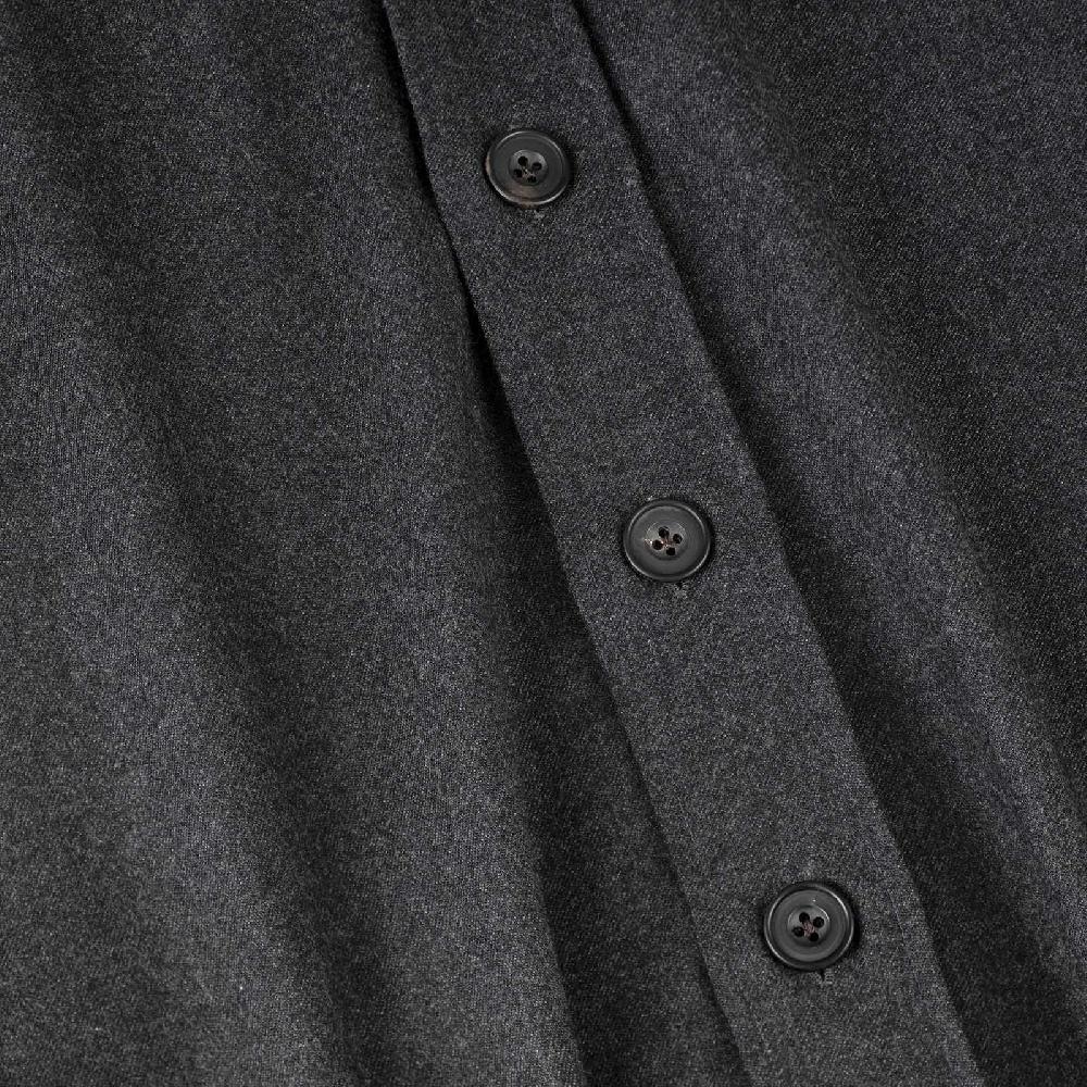 Rubinacci Overshirt in lana grigio Outlet