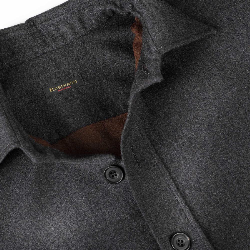 Rubinacci Overshirt in lana e seta grigia I Più Venduti