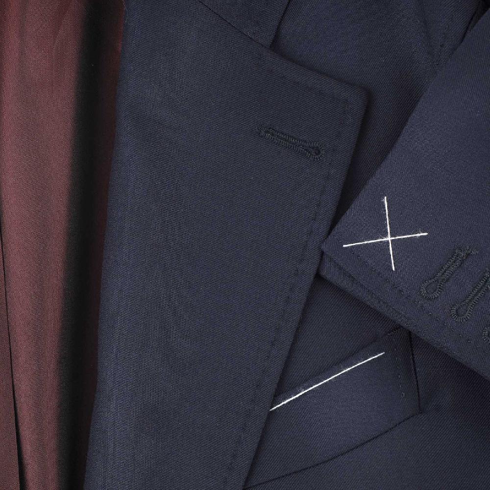 Rubinacci Giacca in Lana “Green Certified” blu Fino Al -60%