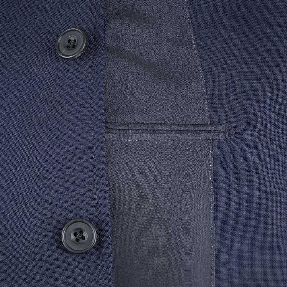 Rubinacci Giacca in hopsack blu Prezzo Ridotto