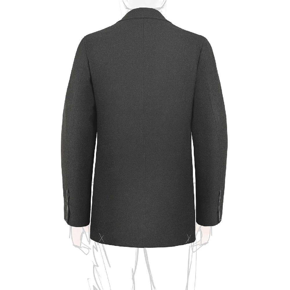 Rubinacci Giacca in lana verde militare Presa