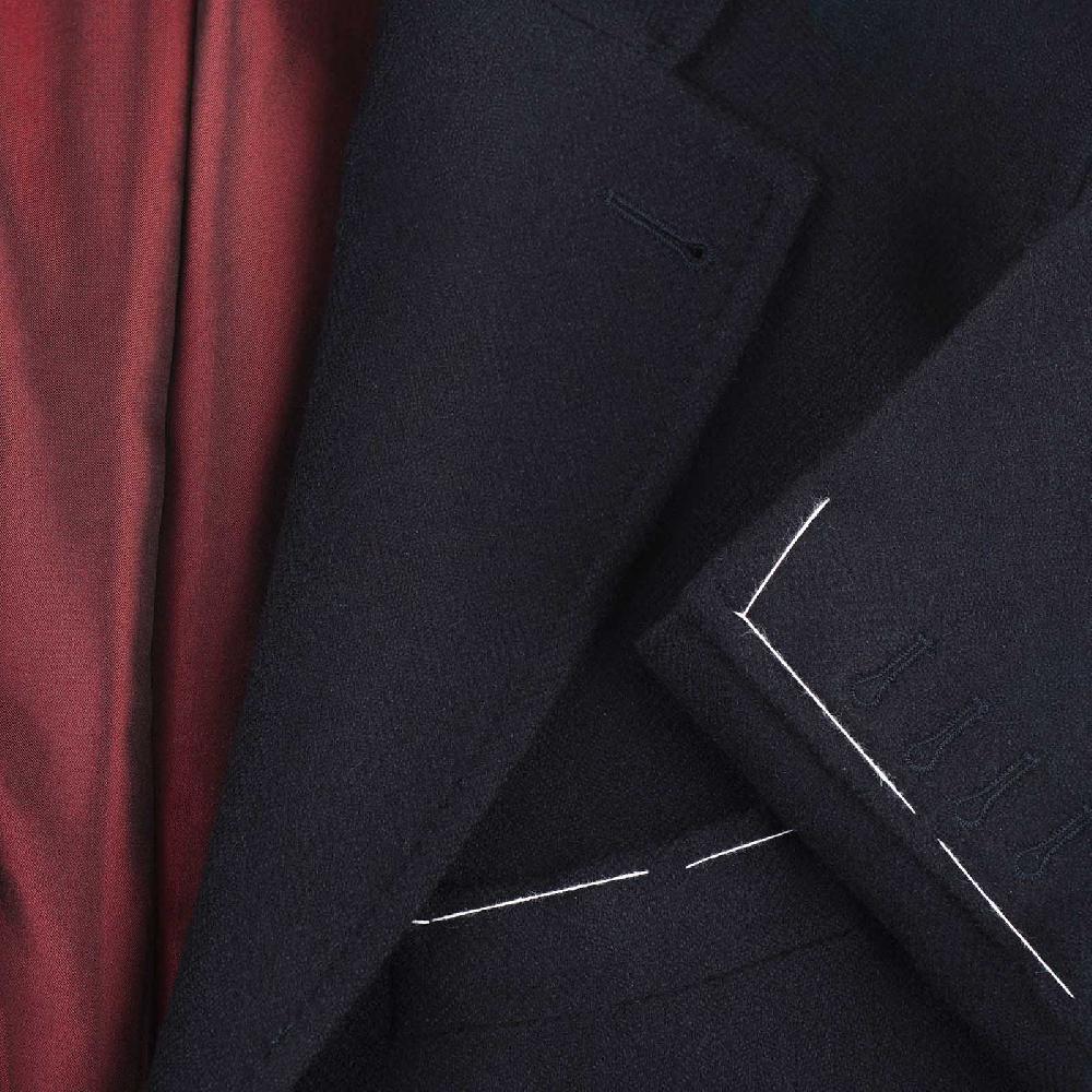 Rubinacci Giacca in cashmere spigato blu Sconto
