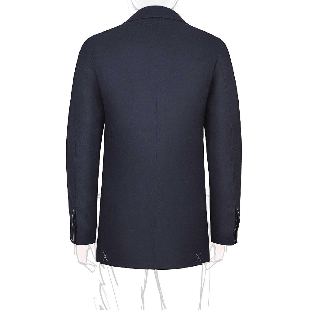 Rubinacci Giacca in flanella blu Outlet