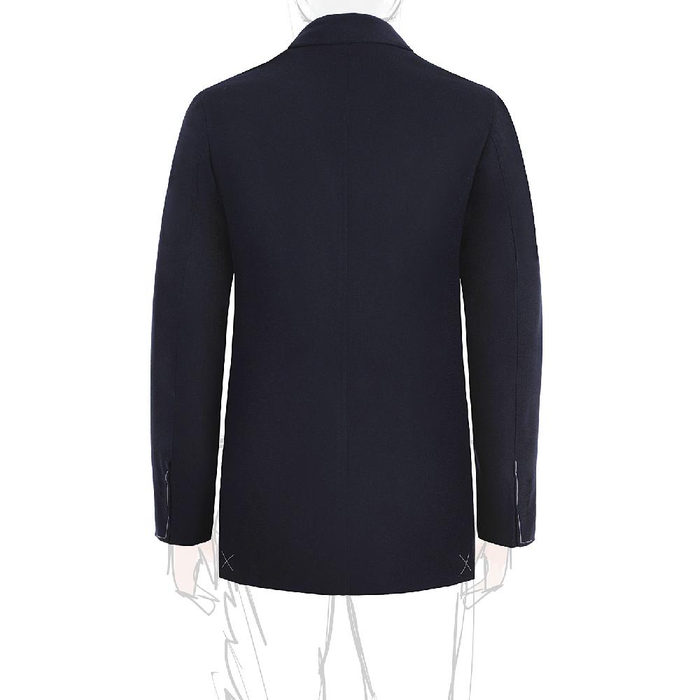 Rubinacci Giacca in cashmere blu In Vendita