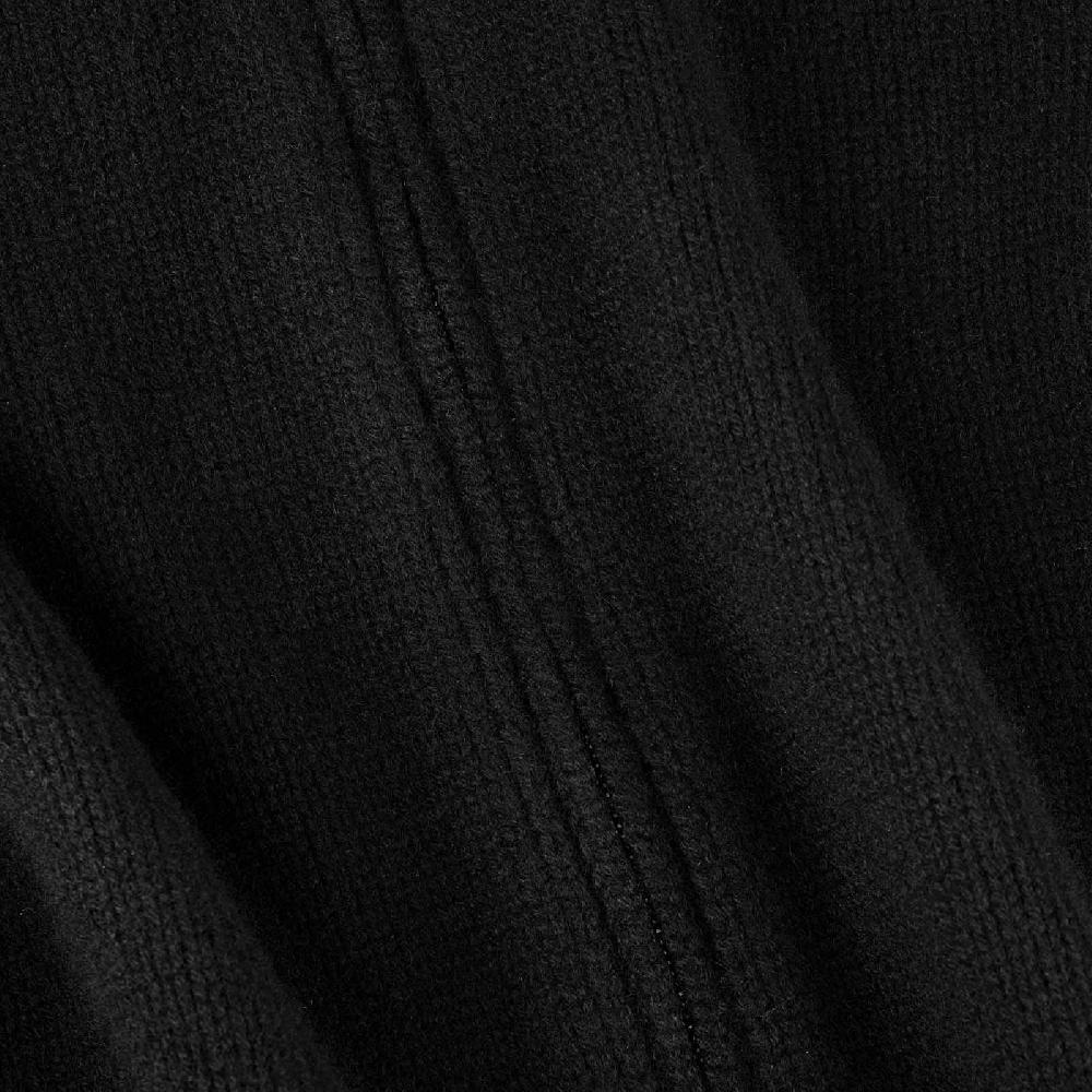 Rubinacci Pull zip in cashmere nero Vendite Flash