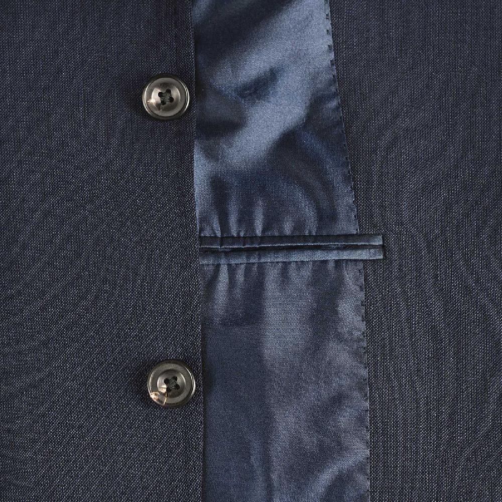 Rubinacci Giacca in lana e mohair blu Qualità