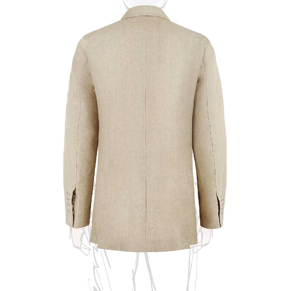 Rubinacci Giacca in lino beige Negozi Online