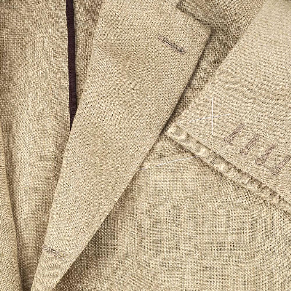 Rubinacci Giacca in lino beige Negozi Online