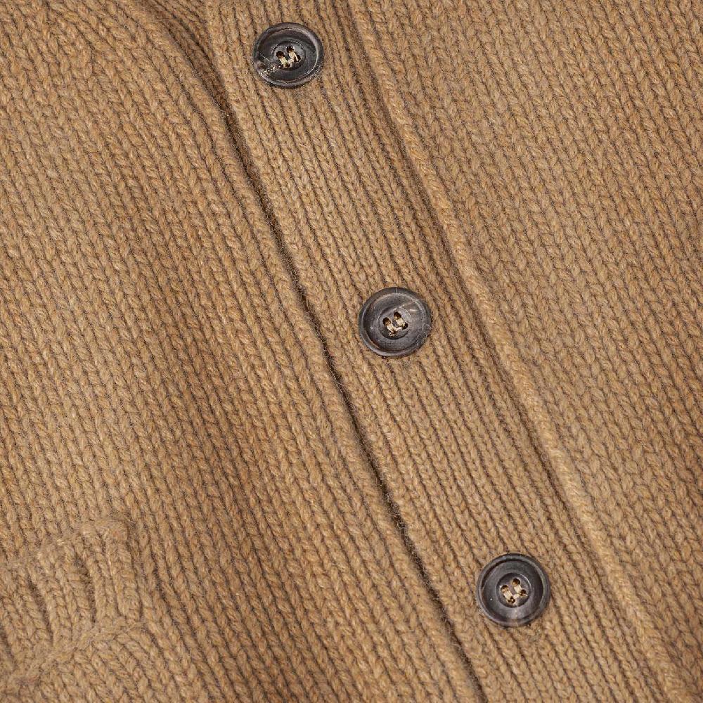 Rubinacci Cardigan cashmere rhum Fino Al -60%
