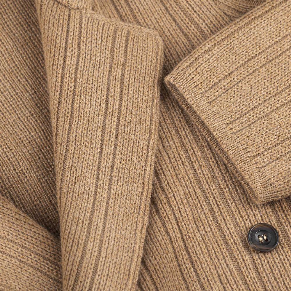 Rubinacci Cardigan doppio petto cashmere rhum Affare Del Giorno