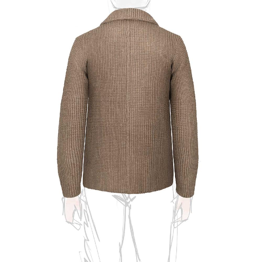 Rubinacci Cardigan cashmere nocciola Prezzo Ridotto