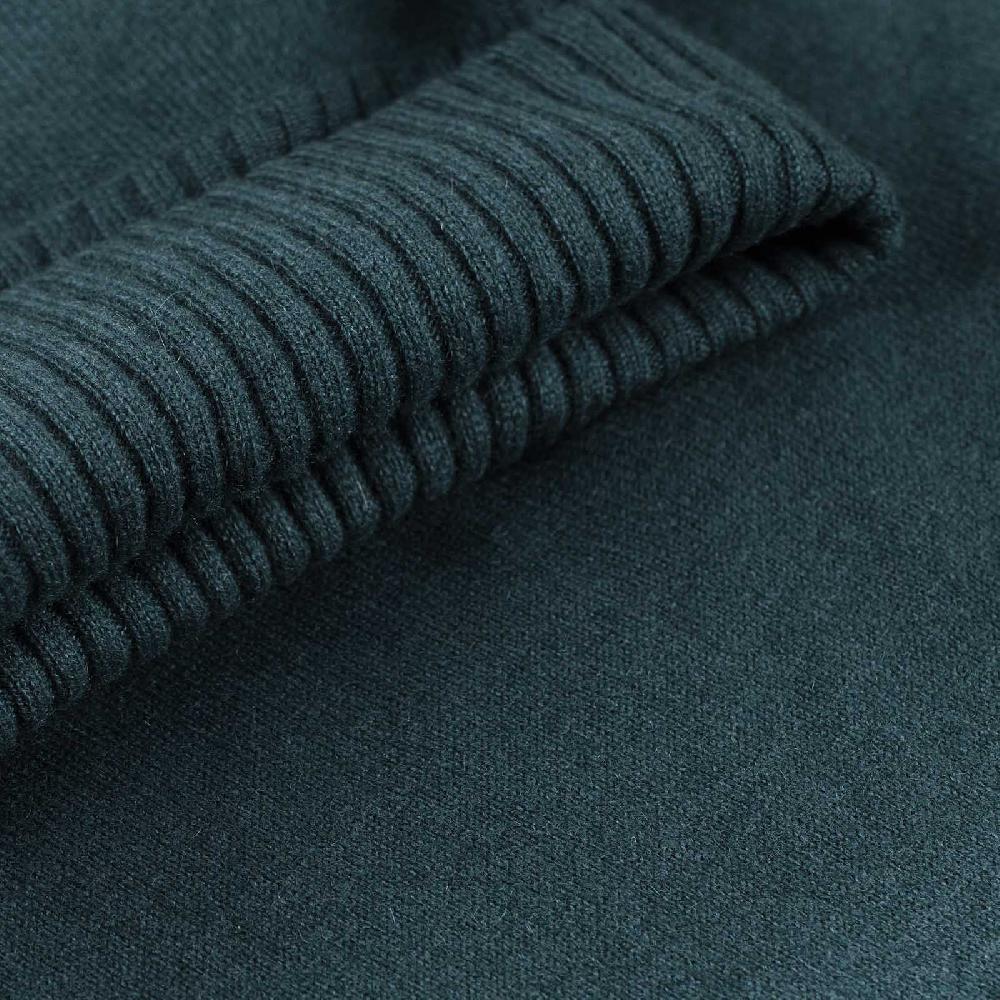 Rubinacci Collo alto in cashmere verde Presa