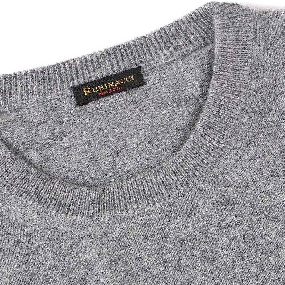 Rubinacci Girocollo in cashmere grigio Online