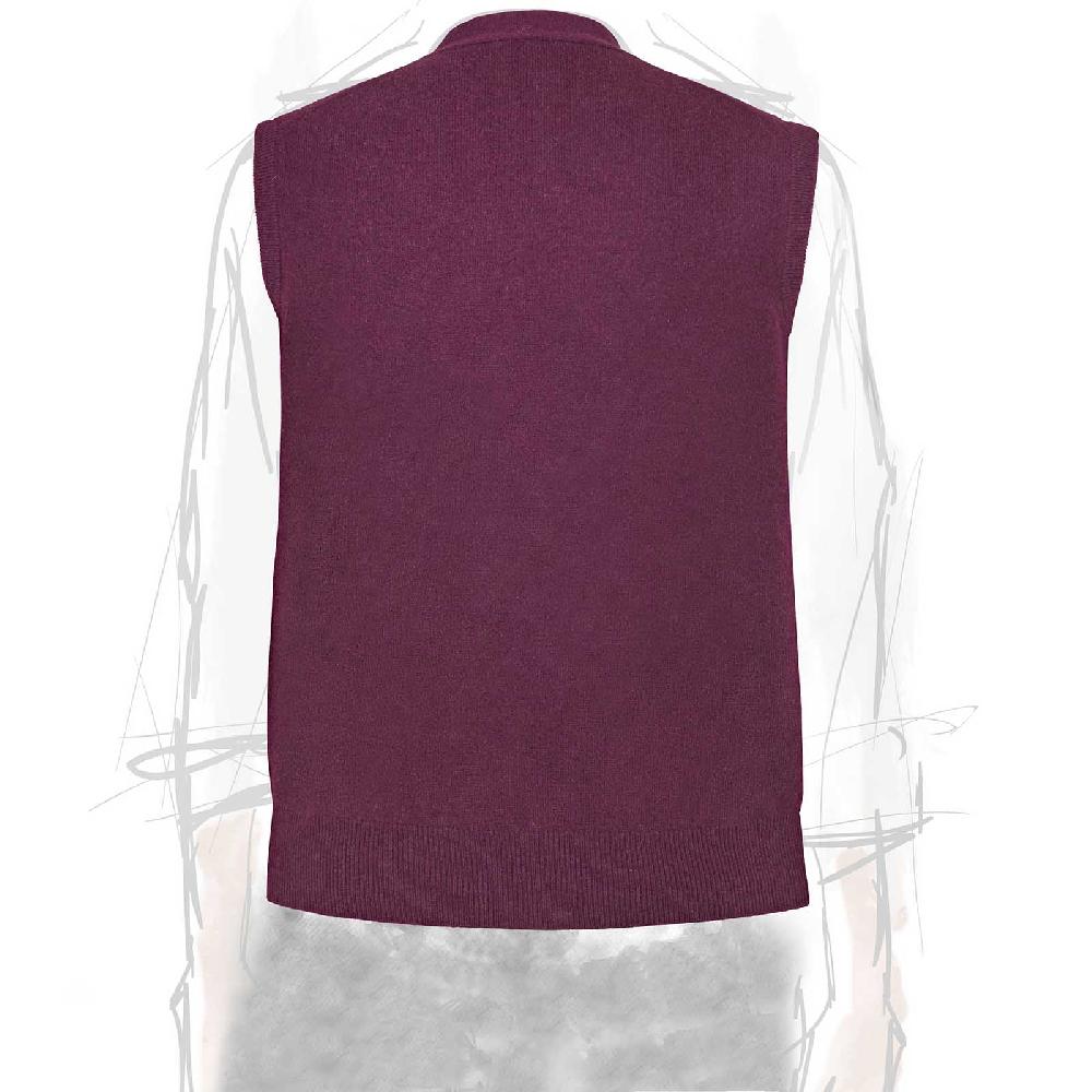 Rubinacci Gilet in cashmere vino Outlet