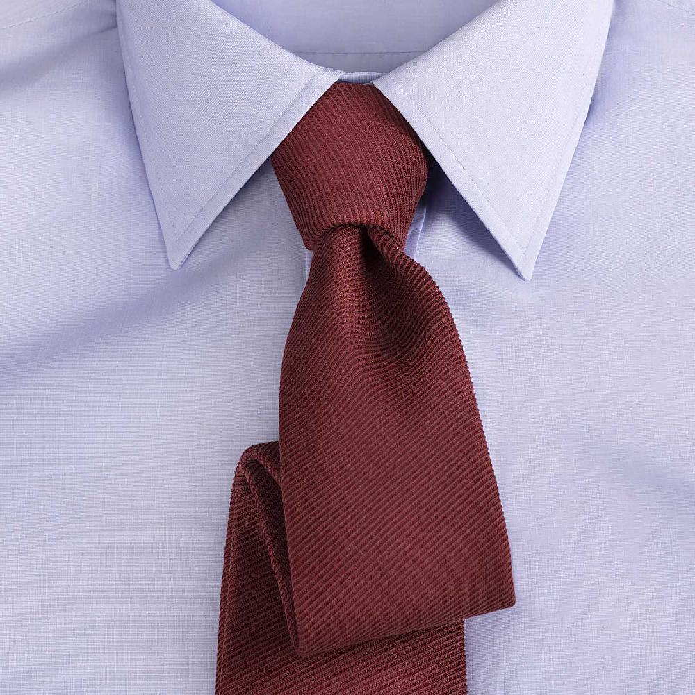 Rubinacci Camicia in cotone azzurra polsi gemelli Nuova