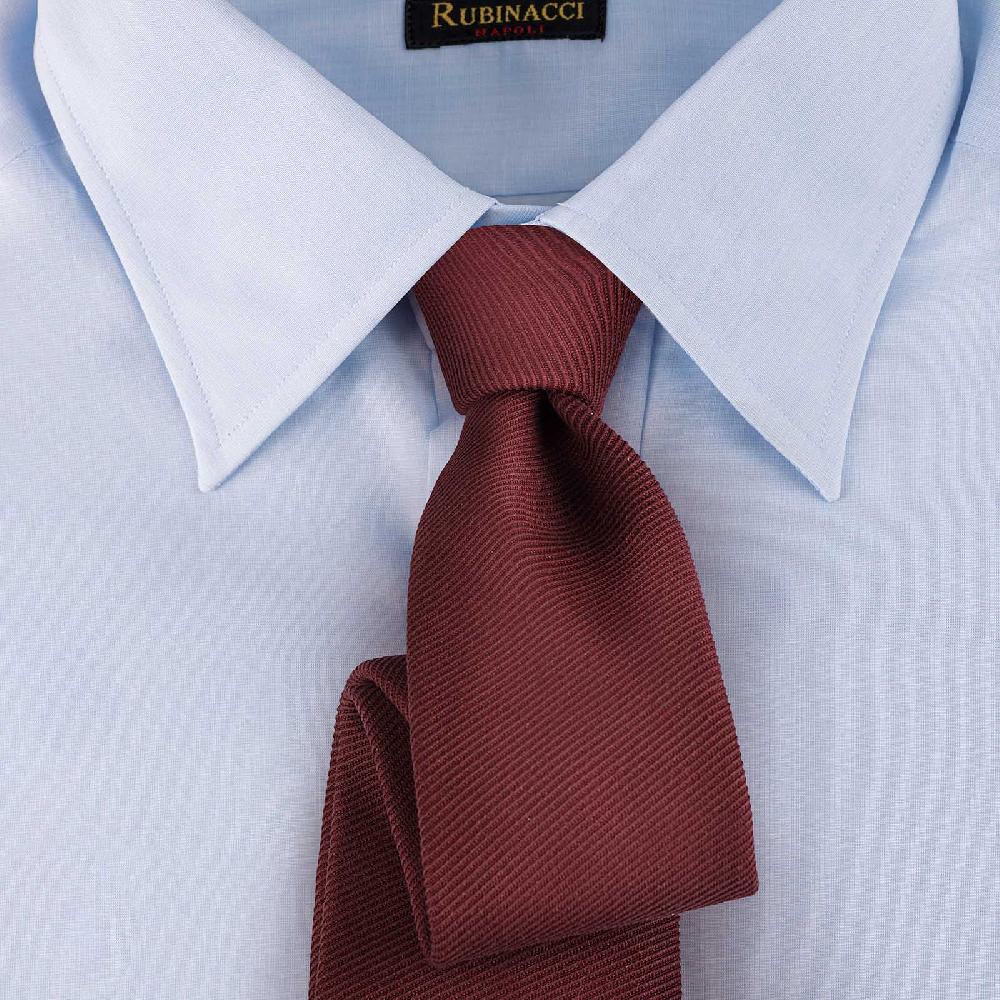 Rubinacci Camicia in cotone azzurra Pezzi Unici