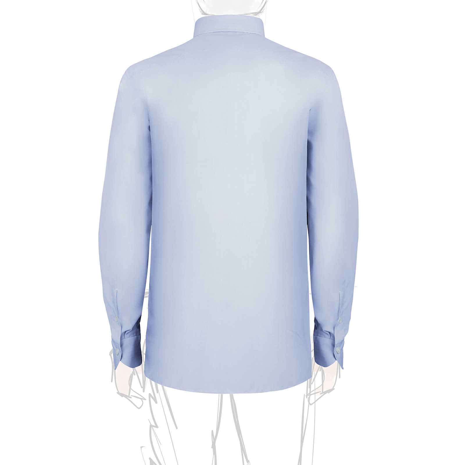 Rubinacci Camicia in cotone azzurra Pezzi Unici
