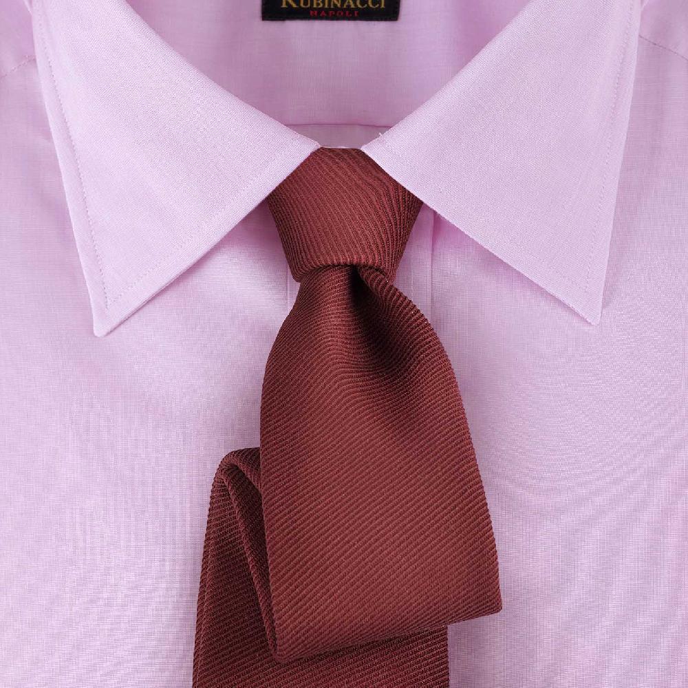 Rubinacci Camicia in cotone rosa Soddisfazione Garantita
