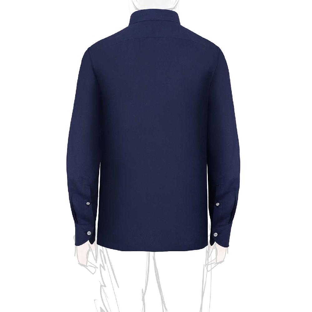 Rubinacci Polo in lino bluette Hotsell