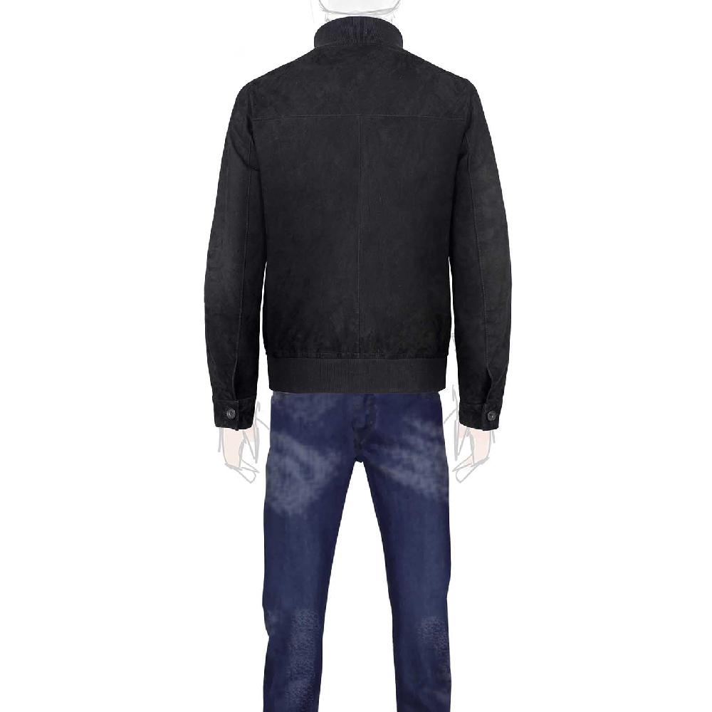 Rubinacci Bomber in camoscio nero I Più Venduti