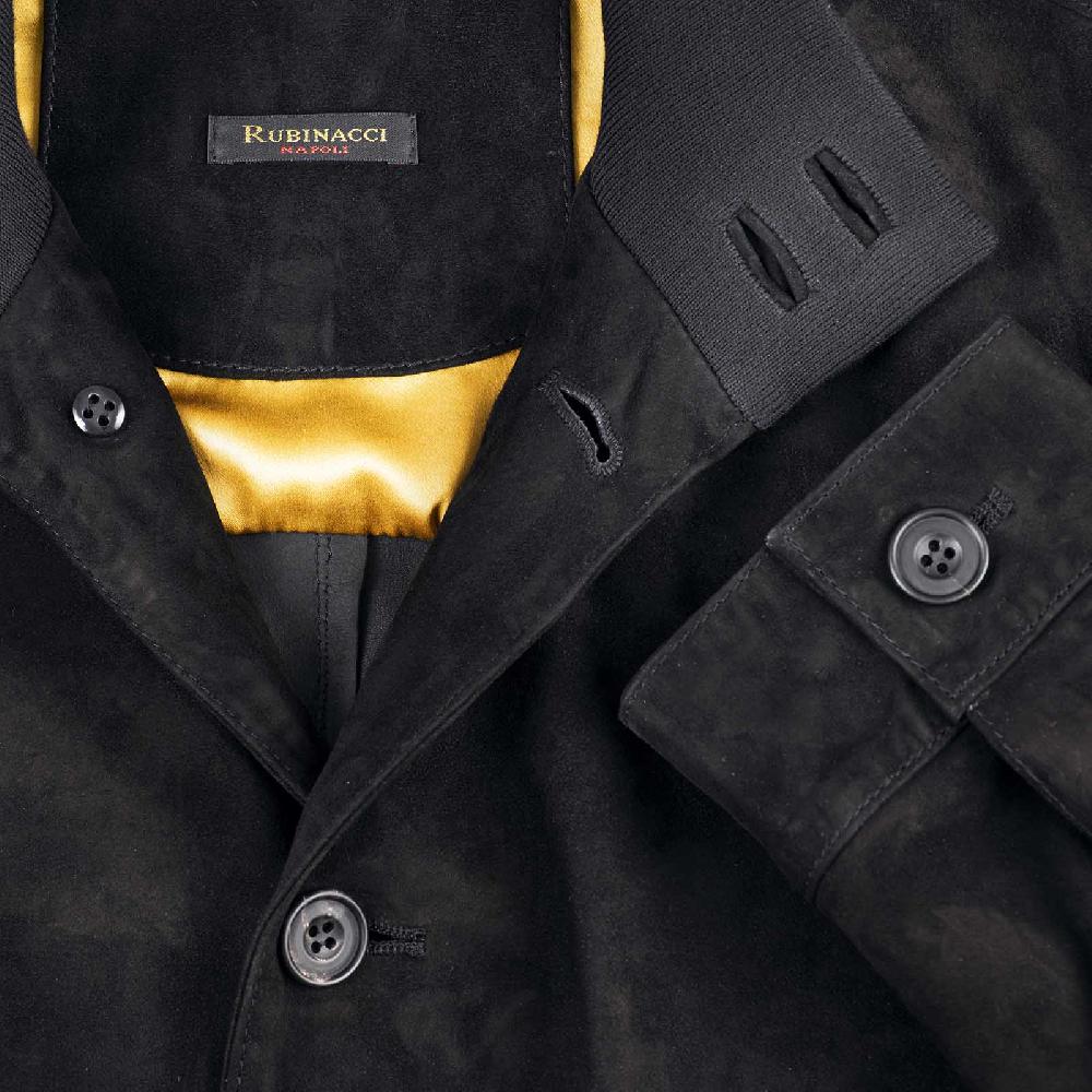 Rubinacci Bomber in camoscio nero I Più Venduti