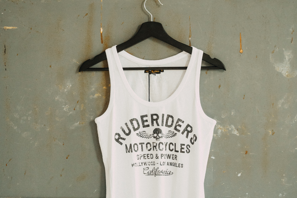 Rude Riders Canotta Donna Rude Riders Bianca Vendita Economica