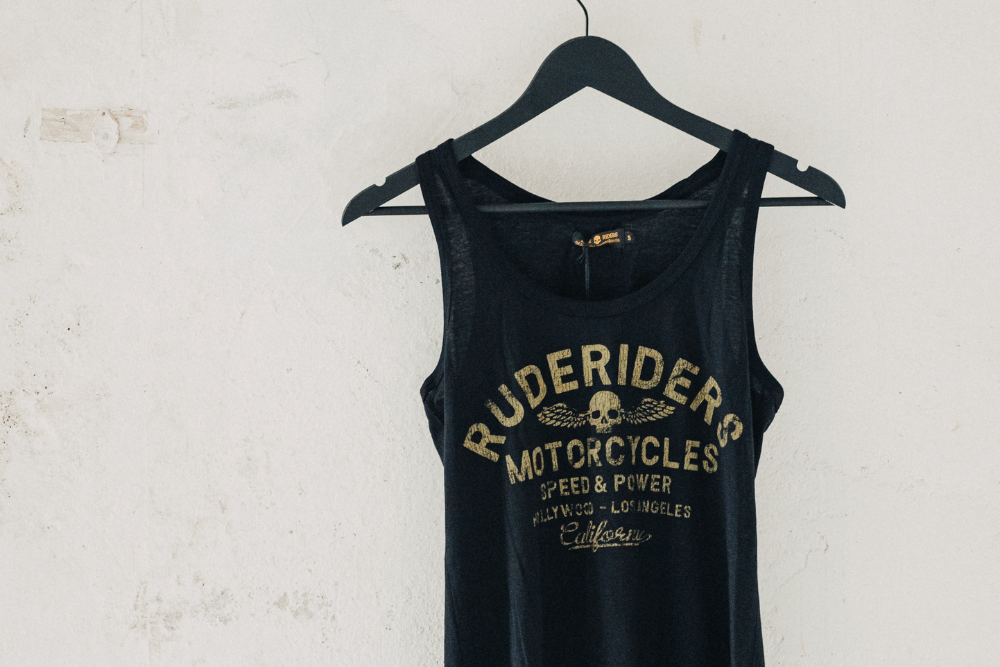 Rude Riders Canotta Donna Rude Riders Nera Negozio