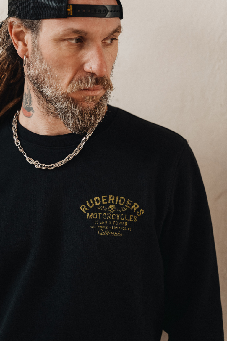 Rude Riders Felpa Unisex Ruderiders Moda