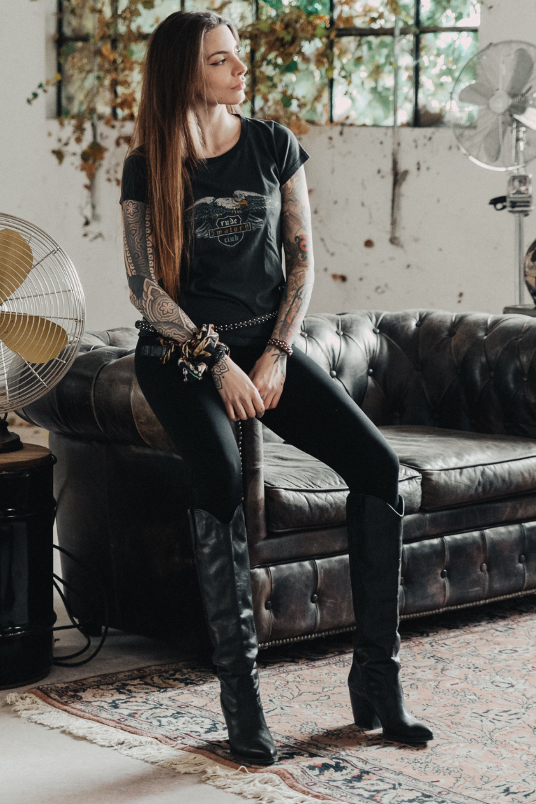 Rude Riders T-Shirt Donna Support Promozione