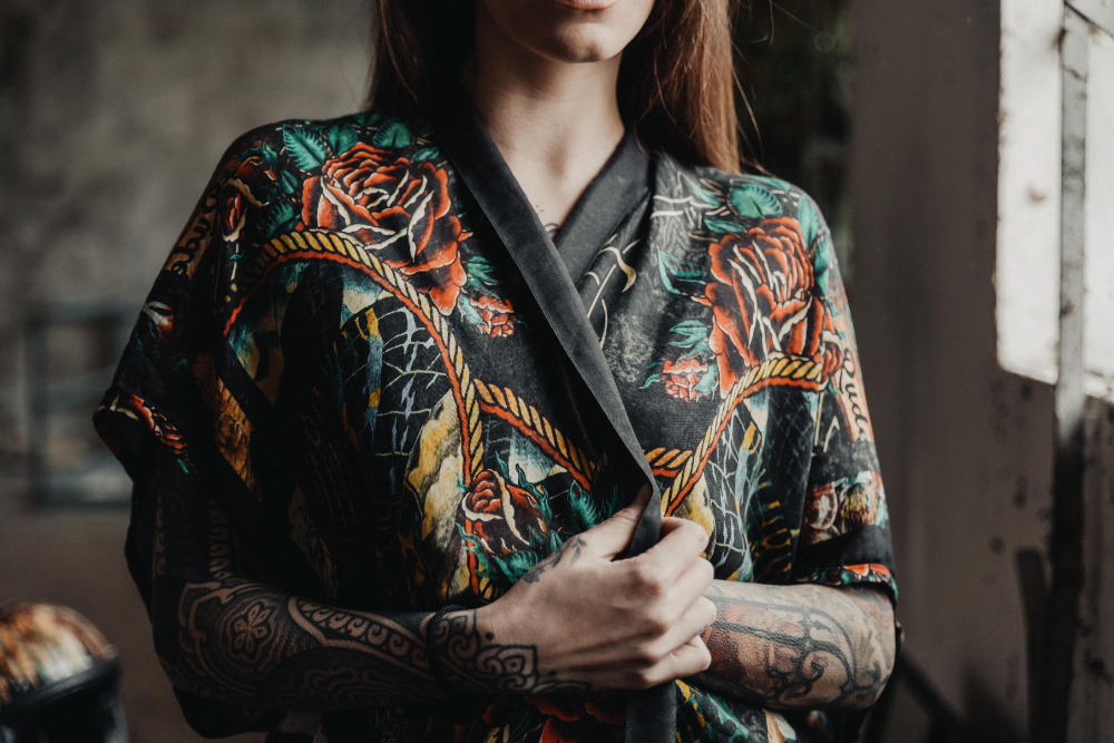 Rude Riders Kimono Skull&Butterfly In Saldo