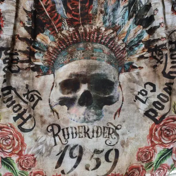 Rude Riders Shirt Donna Indian Moda