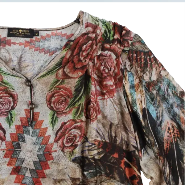 Rude Riders Shirt Donna Indian Moda