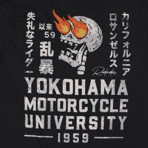 Rude Riders T-Shirt Uomo Yokohama Limited Ed Qualità