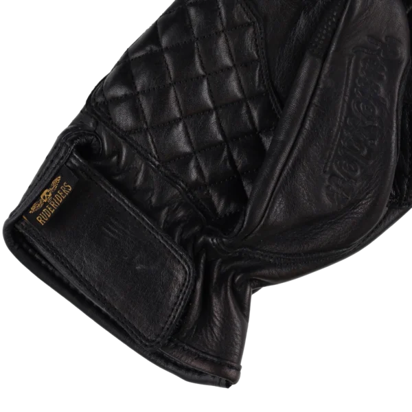 Rude Riders Guanti moto in pelle Flames Consegna Veloce