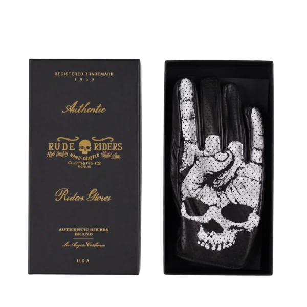 Rude Riders Guanti moto in pelle Rock Fino Al -60%