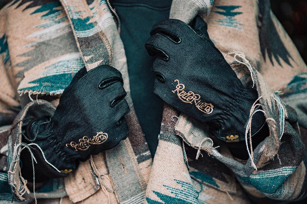 Rude Riders Guanti moto Urban Denim Black Convenienza