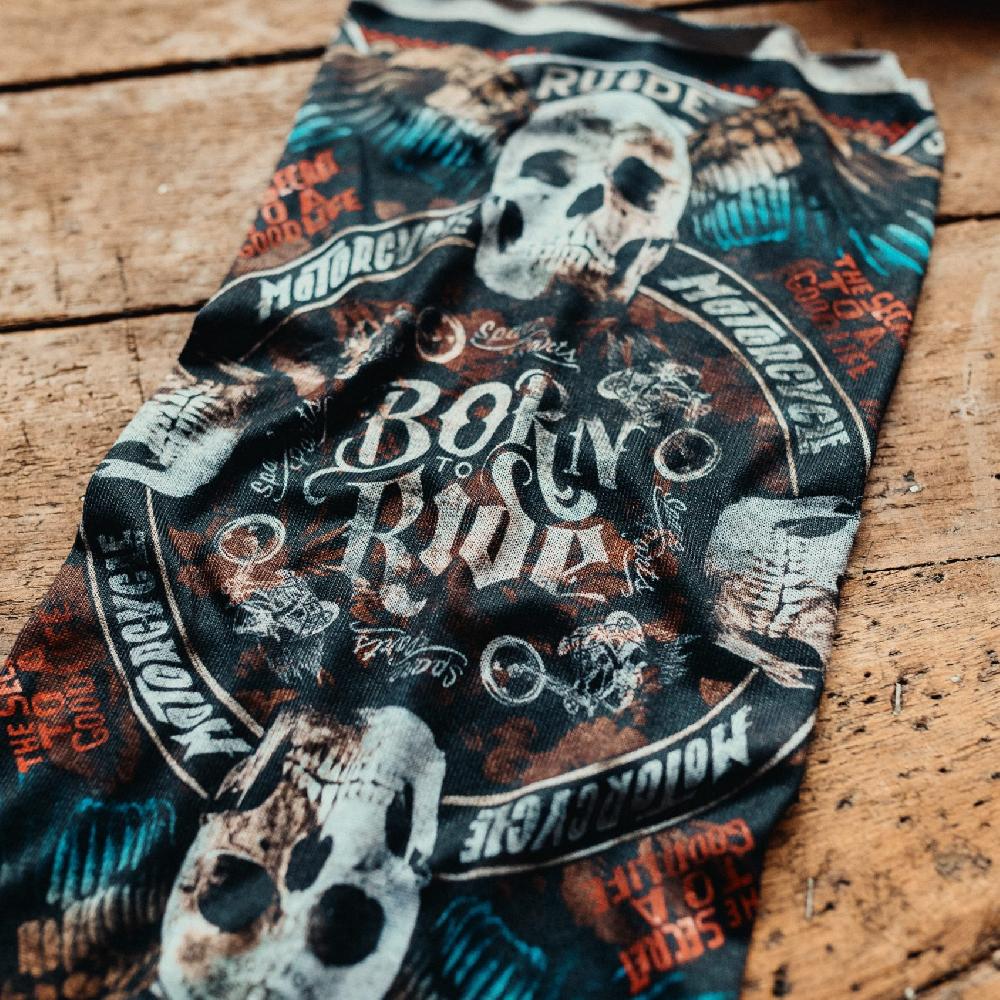 Rude Riders Tube Flying Skull Sconto