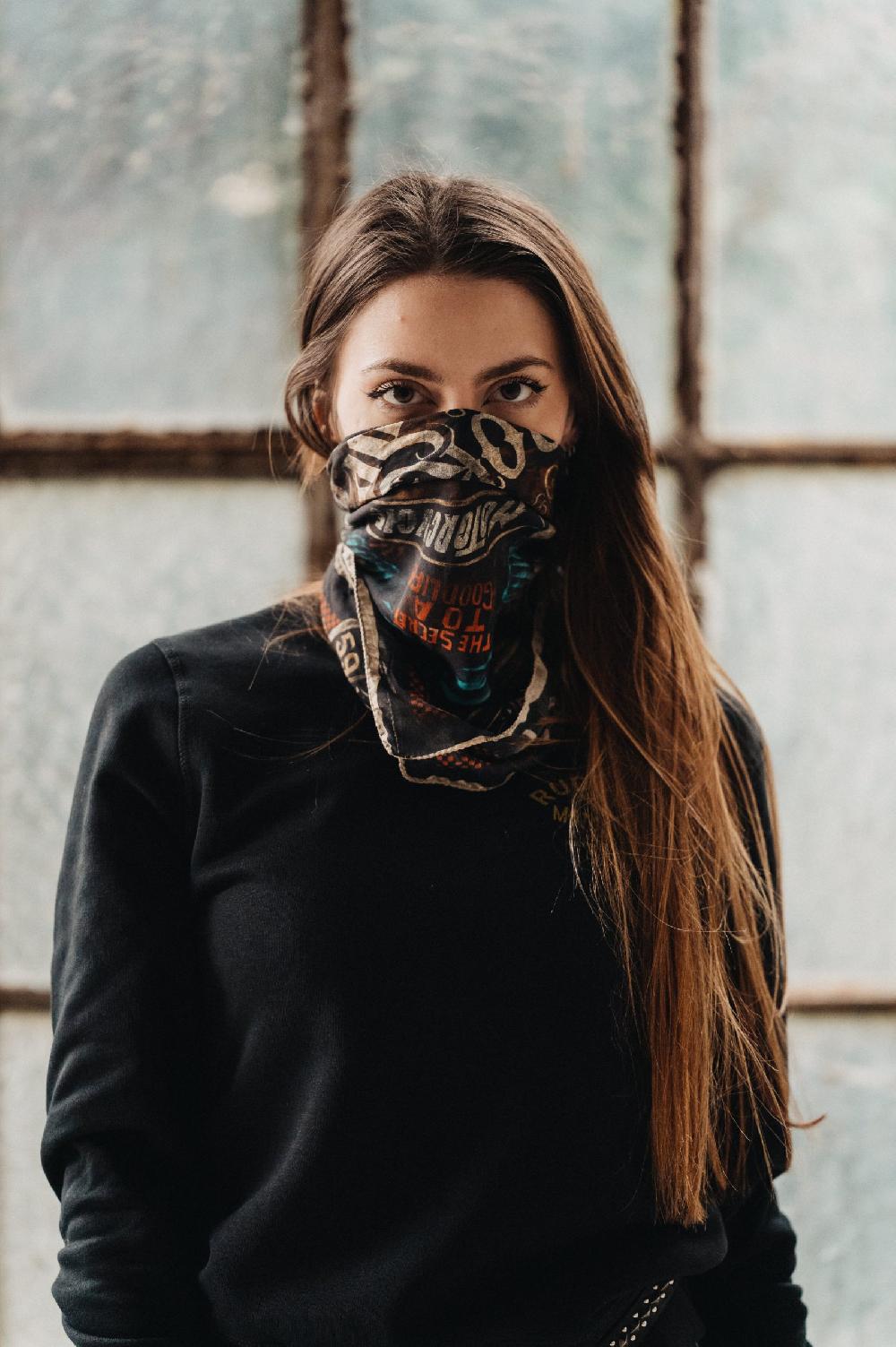Rude Riders Bandana Flying Skull Italy