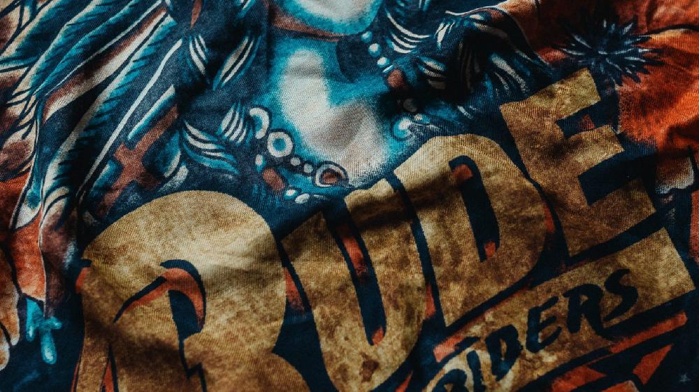 Rude Riders Bandana Black Indian In Linea