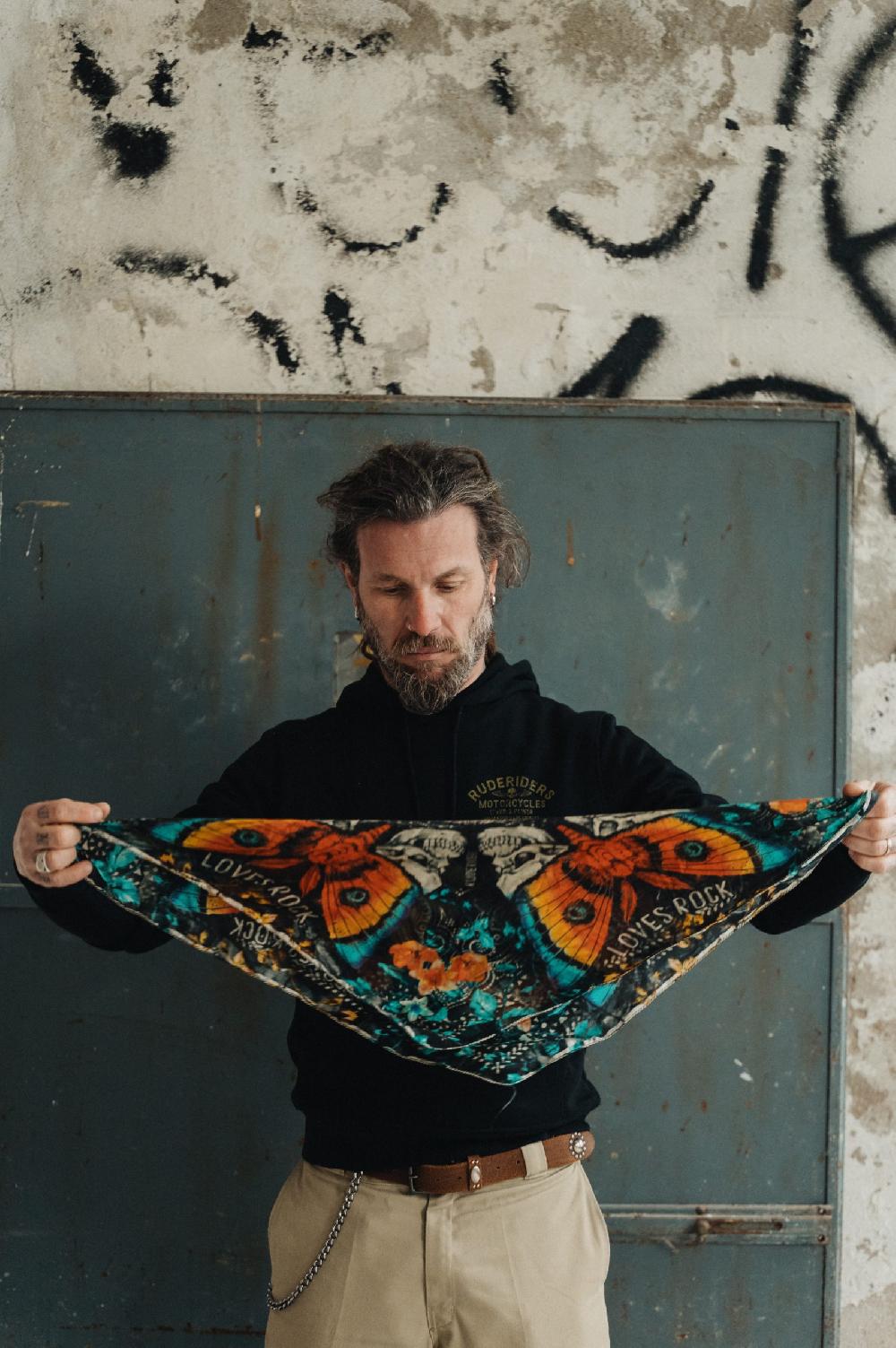Rude Riders Bandana Butterfly Nuovo