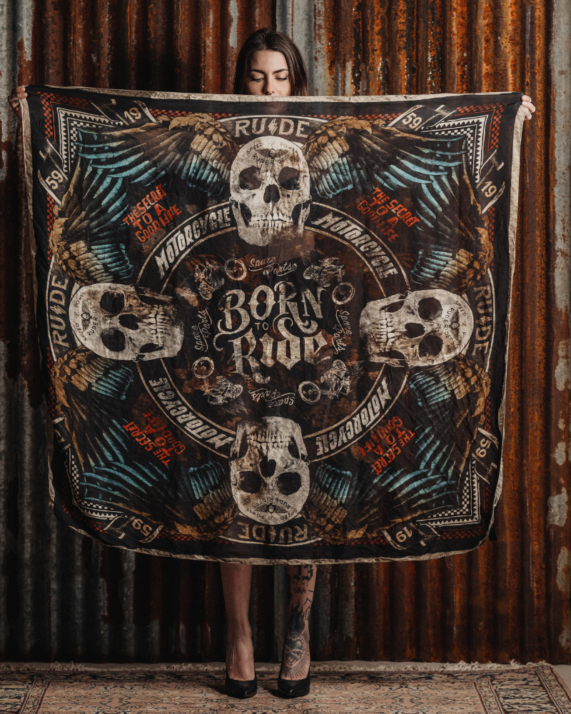 Rude Riders Foulard Flying Skull Sconto