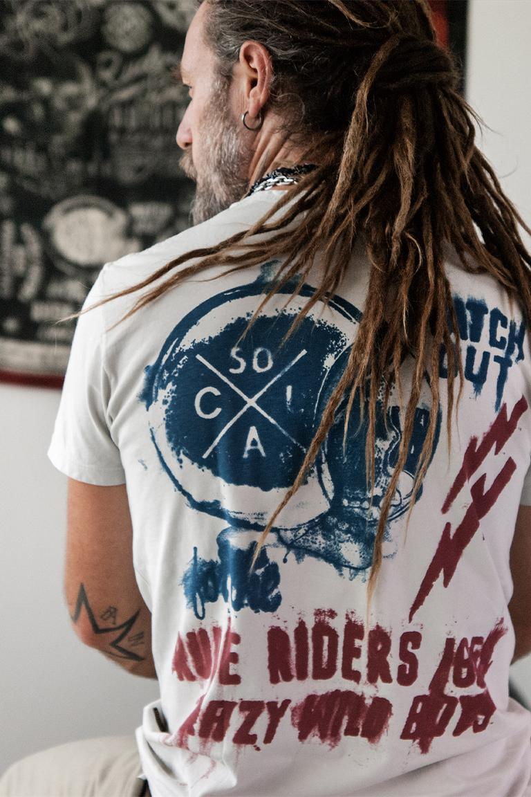 Rude Riders T-Shirt Uomo Crazy Boy Sconto