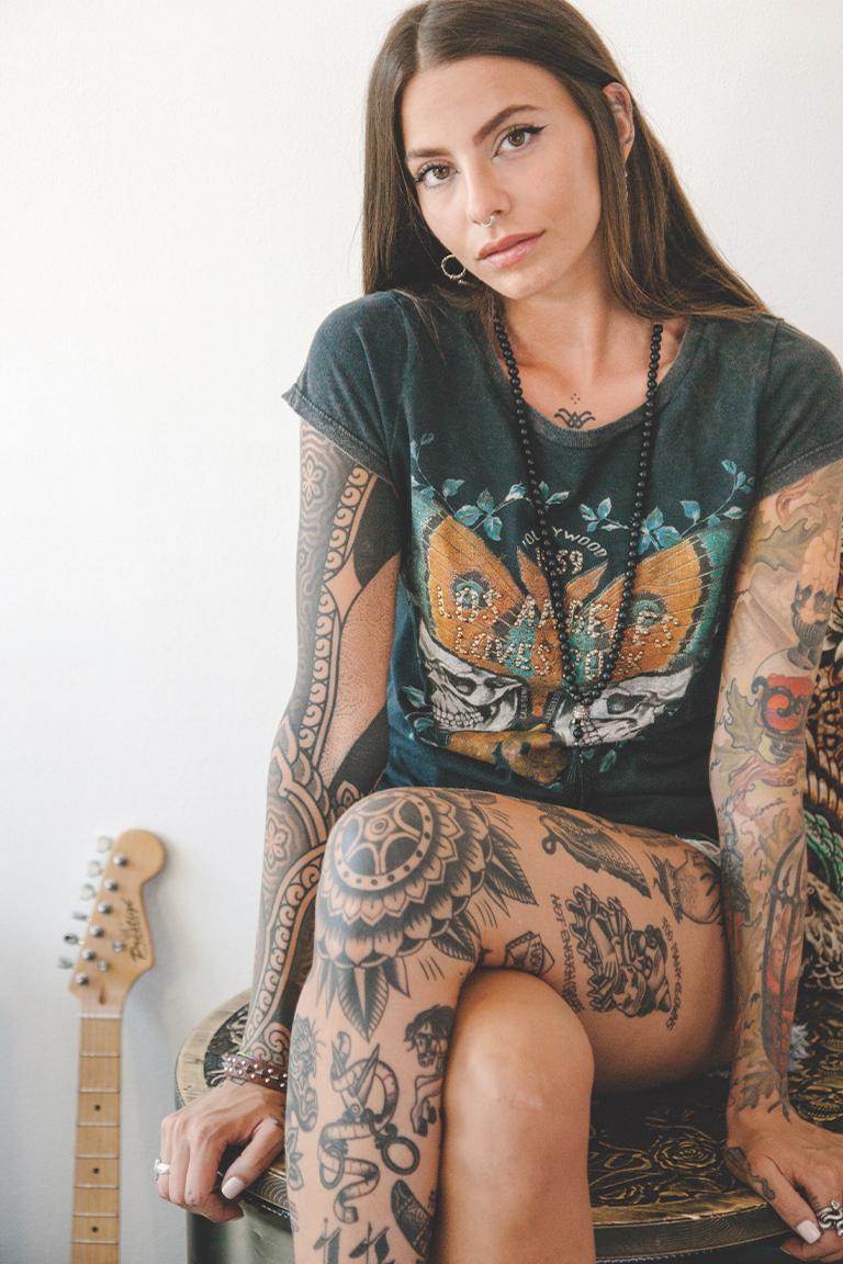 Rude Riders T-Shirt Donna Los Angeles Offerte