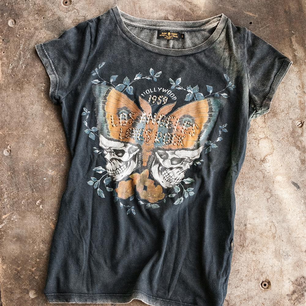 Rude Riders T-Shirt Donna Los Angeles Offerte