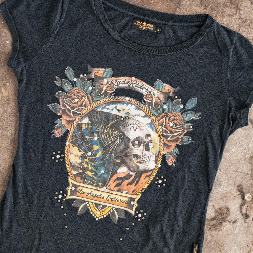 Rude Riders T-Shirt Donna Rock Vendita Economica