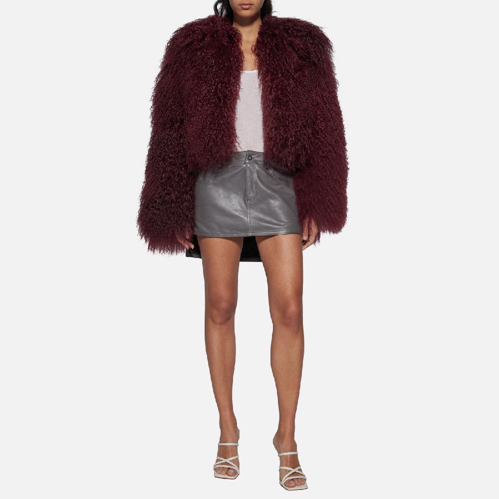 Salvatore Santoro GIACCA IN SHEARLING - BORDEAUX Offerte