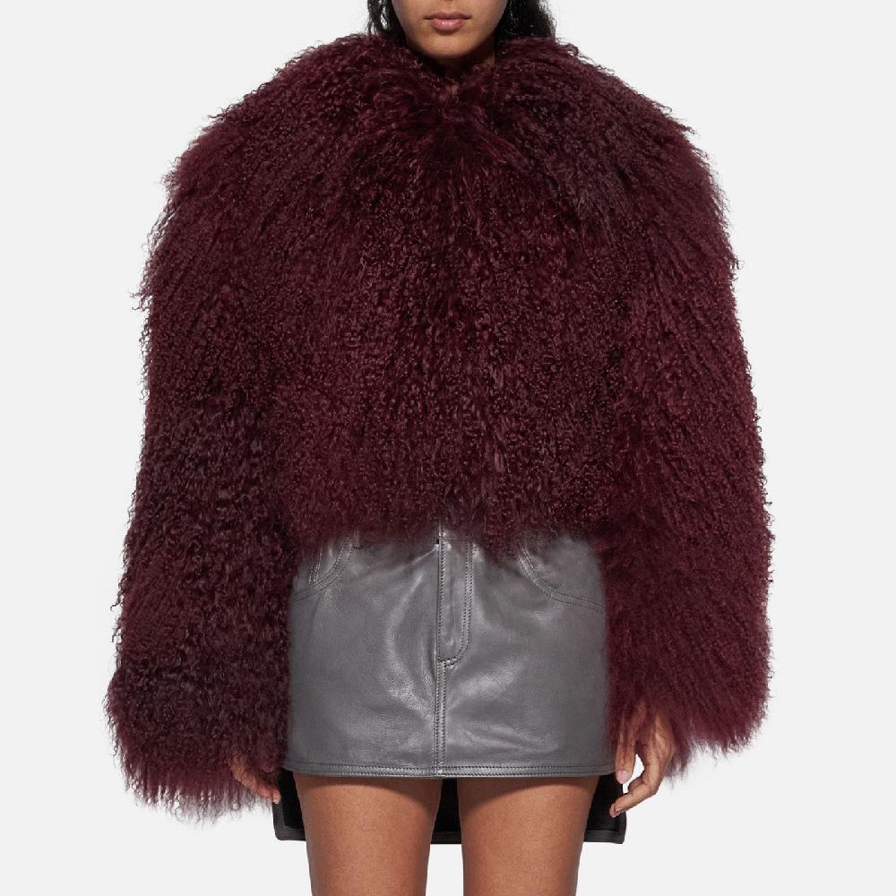Salvatore Santoro GIACCA IN SHEARLING - BORDEAUX Offerte