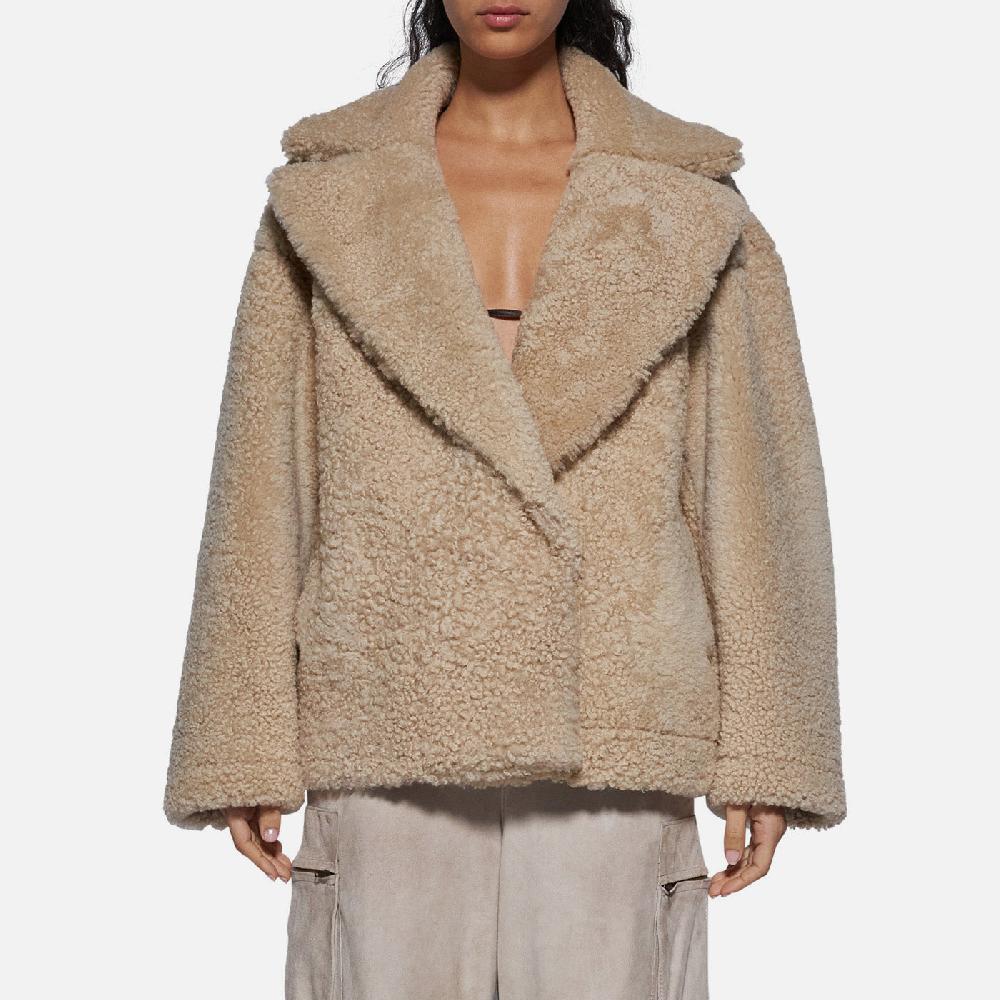 Salvatore Santoro GIACCA IN SHEARLING - BEIGE Vendite Flash