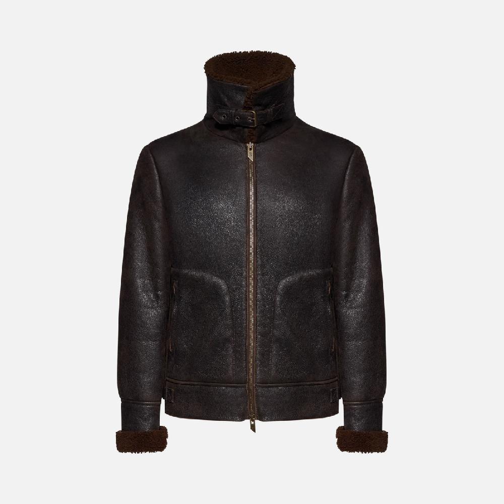 Salvatore Santoro GIACCA IN SHEARLING - BROWN Italy