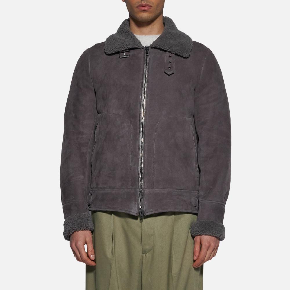 Salvatore Santoro GIACCA IN SHEARLING - ASFALTO 2025
